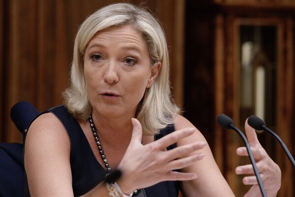 Présidente du Front national (FN) français Marine Le Pen - Sputnik Afrique