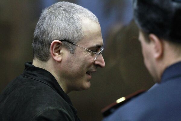 L'ex-PDG du groupe pétrolier Ioukos Mikhaïl Khodorkovski (Archives) - Sputnik Afrique