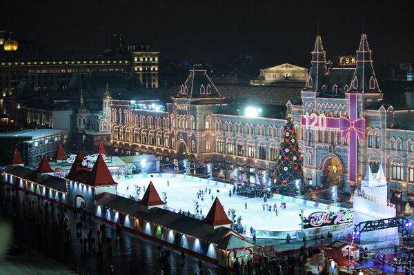 Les foires de Noël au centre de Moscou - Sputnik Afrique