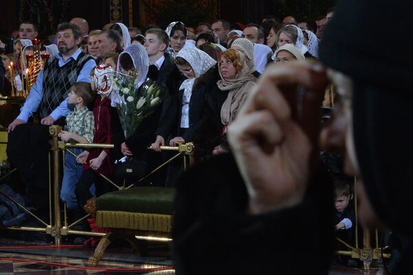 Noël orthodoxe: 110.000 fidèles dans les lieux de culte de Moscou mardi - Sputnik Afrique