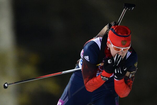 JO – biathlon: la Russe Vilukhina remporte l'argent du sprint - Sputnik Afrique