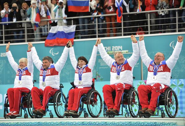 Les médaillés russes des Jeux paralympiques de Sotchi - Sputnik Afrique