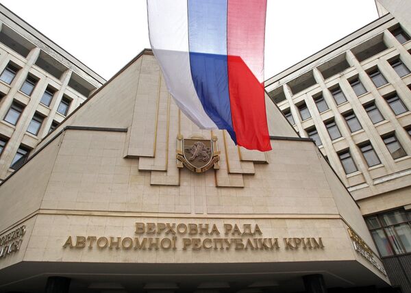 Crimée: le parlement proclame l'indépendance - Sputnik Afrique