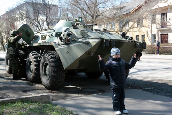 Situation à Simferopol, capitale de la Crimée Situation à Simferopol, capitale de la Crimée - Sputnik Afrique