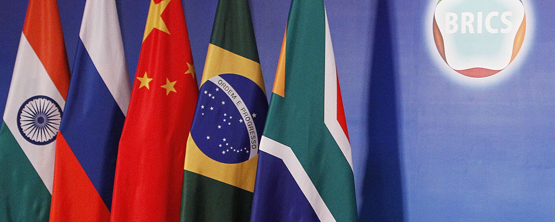 Flags of the BRICS member states.  - Sputnik Africa, 1920, 02.06.2023