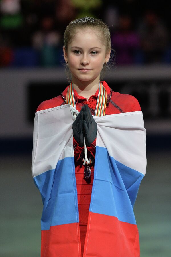 Yulia Lipnitskaia, vice-championne du monde de patinage artistique - Sputnik Afrique