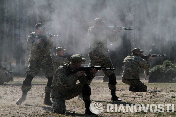 Centre d'entraînement de la Garde nationale ukrainienne - Sputnik Afrique