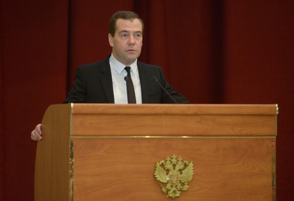 Le premier ministre russe Dmitri Medvedev - Sputnik Afrique