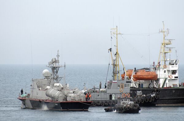 Ukrainienne le navire lance-roquettes Prilouki - Sputnik Afrique