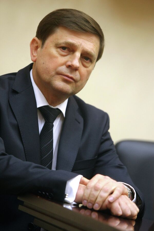 Le directeur de l'Agence fédérale spatiale russe (Roskosmos) Oleg Ostapenko - Sputnik Afrique