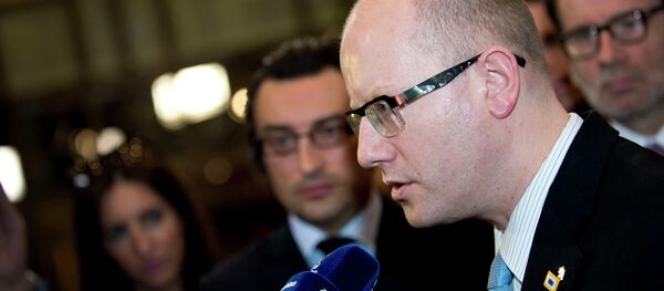 le premier ministre tchèque, Bohuslav Sobotka le premier ministre tchèque, Bohuslav Sobotka - Sputnik Afrique