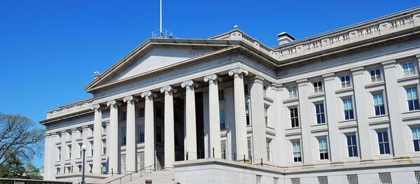 Министерство финансов США в Вашингтоне Министерство финансов США в Вашингтоне - Sputnik Afrique
