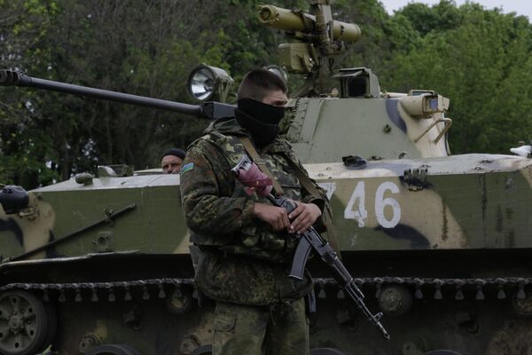 Les militaires ukrainiens à Kramatorsk - Sputnik Afrique