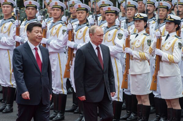 Le président russe Vladimir Poutine est arrivé  en visite officielle en Chine - Sputnik Afrique
