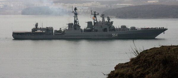 Встреча большого противолодочного корабля Адмирал Трибуц - Sputnik Afrique