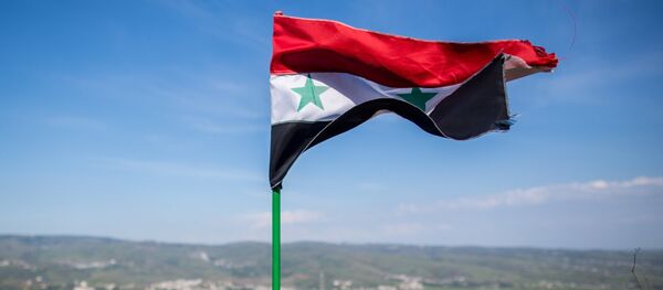 Освобожденная от боевиков крепость Крак де Шевалье в Сирии - Sputnik Afrique