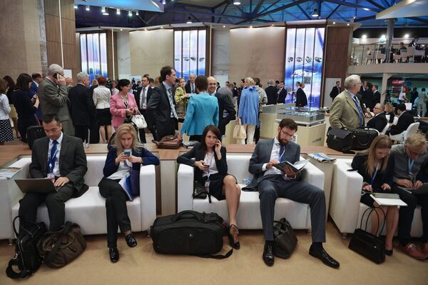 Premier jour du Forum économique international de Saint-Pétersbourg - Sputnik Afrique