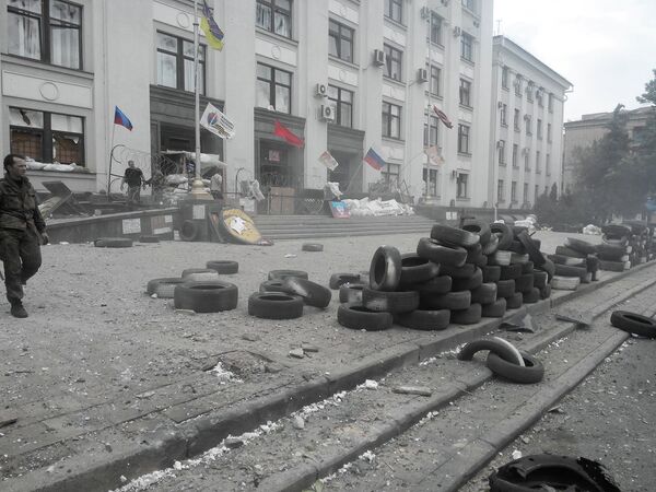 Ukraine: la ville de Lougansk, théâtre de violents combats - Sputnik Afrique