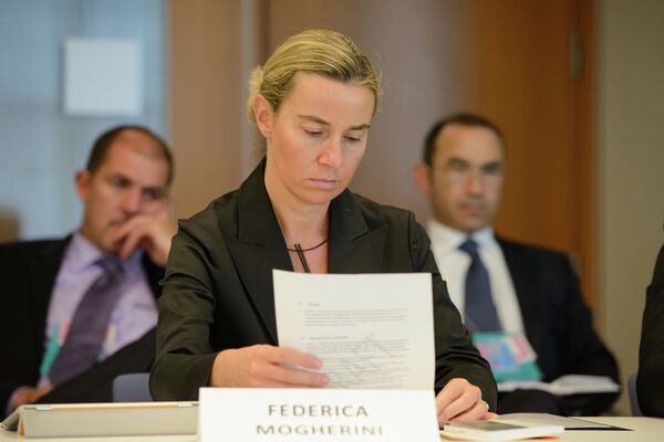 Ministre italienne des Affaires étrangères Federica Mogherini - Sputnik Afrique
