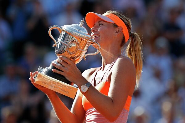 Sharapova remporte pour la 2e fois le tournoi de Roland-Garros - Sputnik Afrique