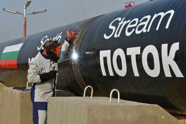 Costruction du gazoduc South Stream - Sputnik Afrique