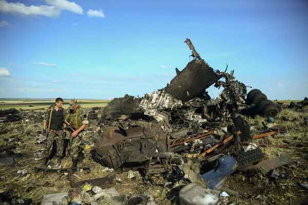 Место падения самолета ИЛ-76 ВВС Украины - Sputnik Afrique
