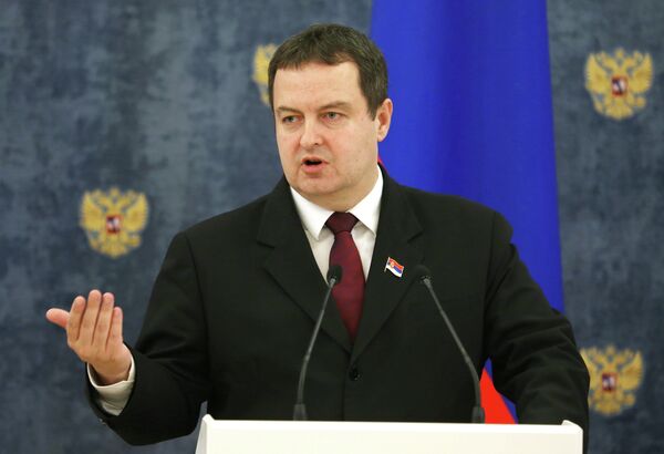 Ivica Dacic, ministre des Affaires étrangères de la Serbie - Sputnik Afrique