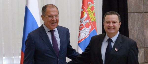 Рабочий визит главы МИД России С.Лаврова в Сербию - Sputnik Afrique