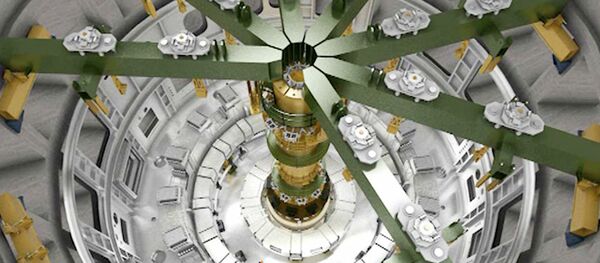 Процесс сборки термоядерного реактора ИТЭР - Sputnik Afrique