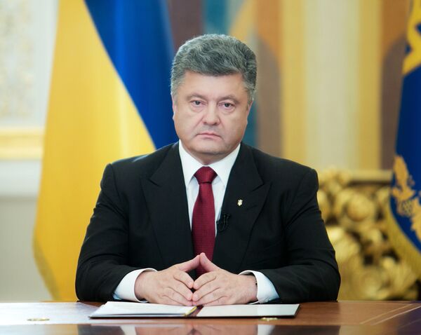 Président ukrainien Piotr Porochenko - Sputnik Afrique