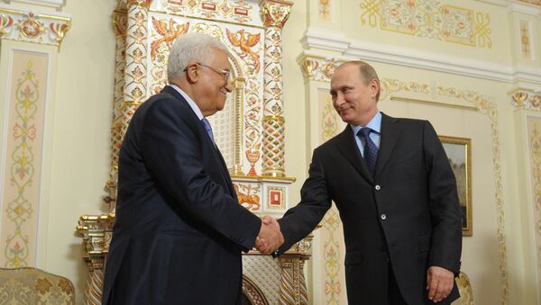 Mahmoud Abbas et Vladimir Poutine (Archives) - Sputnik Afrique