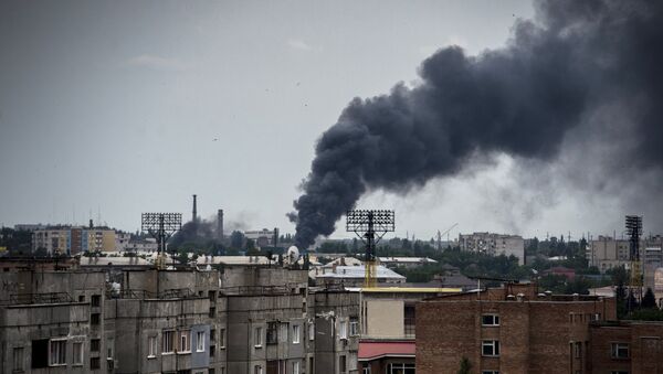 Lougansk: Kiev se targue d'une frappe aérienne contre une colonne d'insurgés - Sputnik Afrique