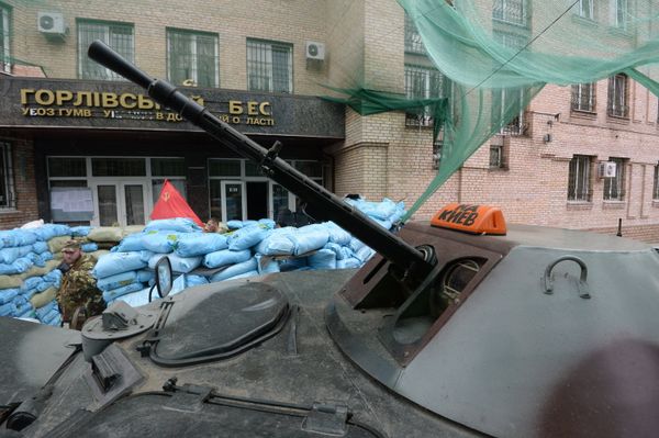 Etat-major des insurgés à Gorlovka, dans la région de Donetsk. Etat-major des insurgés à Gorlovka, dans la région de Donetsk. - Sputnik Afrique