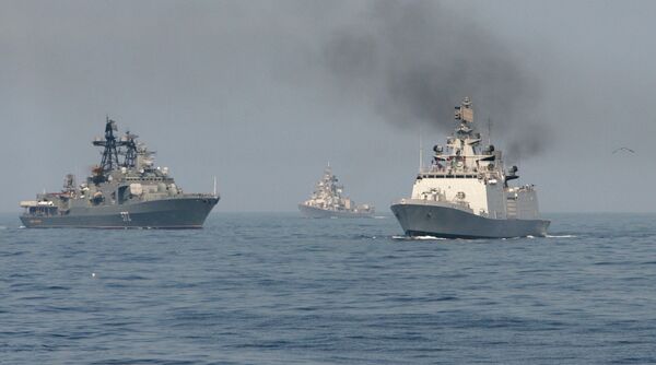 Indra-2014: des exercices conjoints de la Marine russo-indienne - Sputnik Afrique