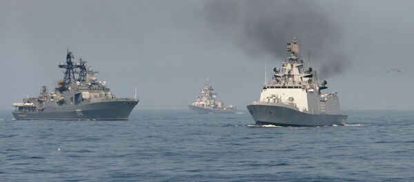Российско-индийские военно-морские учения ИНДРА-2014 - Sputnik Afrique