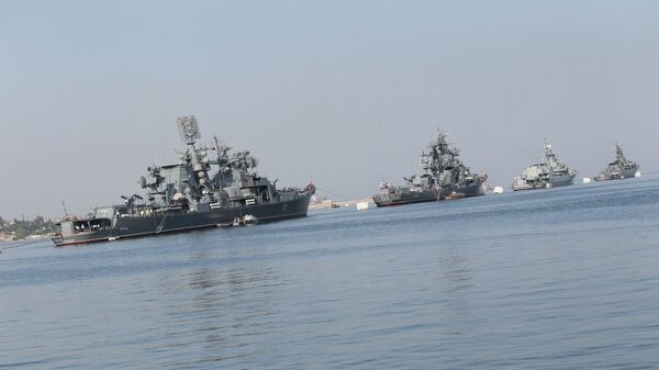 Des navires de la flotte russe de la mer Noire (archive photo) - Sputnik Afrique