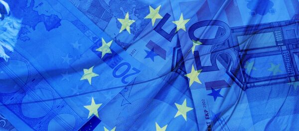 Флаг и деньги Евросоюза - Sputnik Afrique