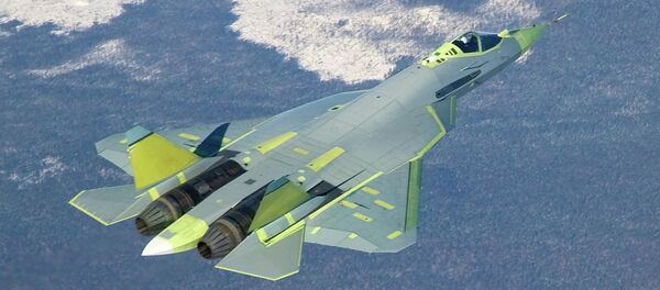 Самолет Т-50 ПАК ФА (Перспективный авиационный комплекс фронтовой авиации) - Sputnik Afrique