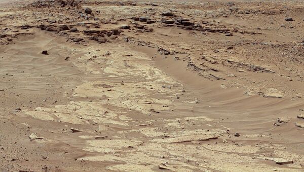 Снимок поверхности планеты Марс сделанный марсоходом Curiosity - Sputnik Afrique