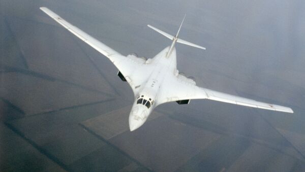 Un bombardier stratégique russe Tu-160 - Sputnik Afrique