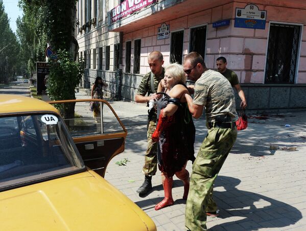 Donetsk: les pilonnages de l'armée blessent des civils - Sputnik Afrique