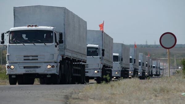 Ukraine/2e convoi humanitaire: Moscou a obtenu l'accord de Kiev - Sputnik Afrique