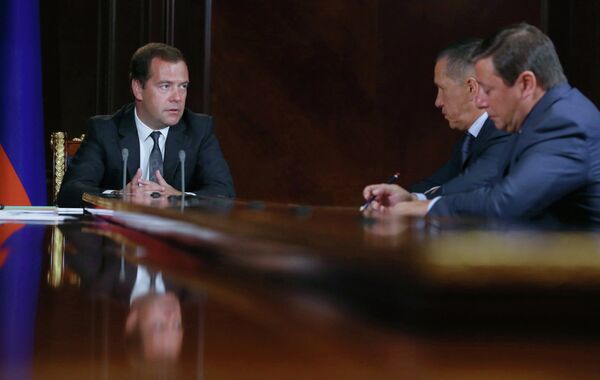 Dmitri Medvedev, premier ministre de la Russie - Sputnik Afrique