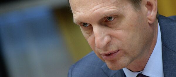 Sergueï Narychkine, président de la Douma - Sputnik Afrique
