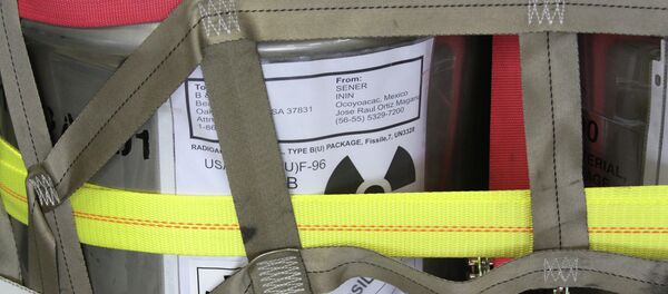 Un fût d'uranium enrichi - Sputnik Afrique