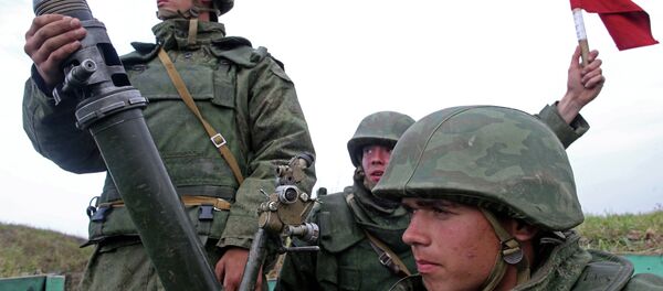 Военные учения на полигоне Балтийского флота в Калининградской области Военные учения на полигоне Балтийского флота в Калининградской области - Sputnik Afrique