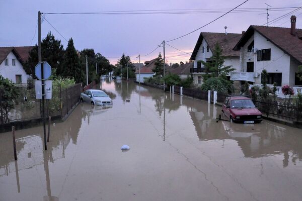 Inondations en Serbie - Sputnik Afrique