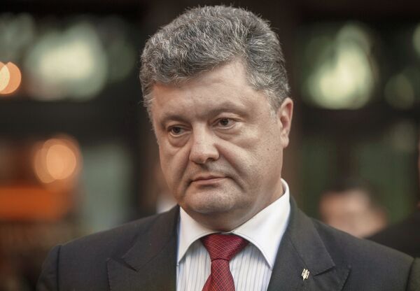 Le président ukrainien Piotr Porochenko - Sputnik Afrique