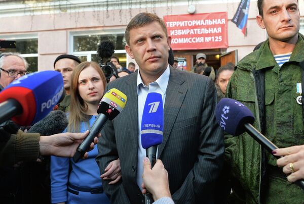Alexandre Zakhartchenko, premier ministre de la république populaire autoproclamée de Donetsk - Sputnik Afrique