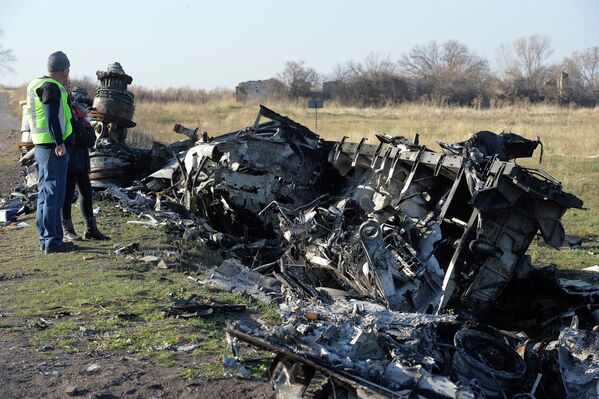 Vol MH-17: des experts néerlandais prélèvent des débris de l'avion - Sputnik Afrique